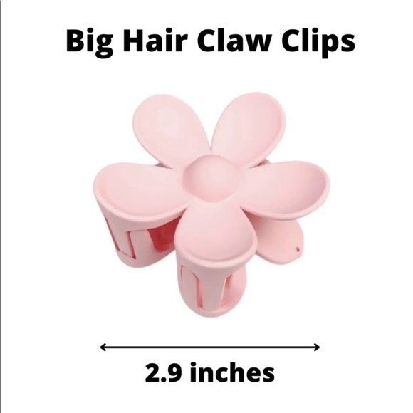 New large flower claw hair clip pastel - Picture 6 of 8